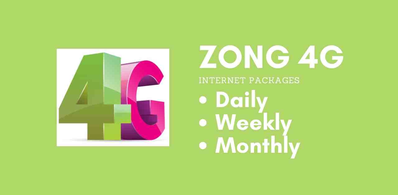 Zong Internet Packages 2023