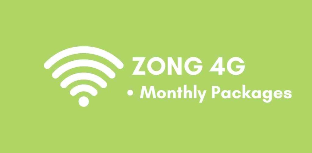 Zong internet packages monthly